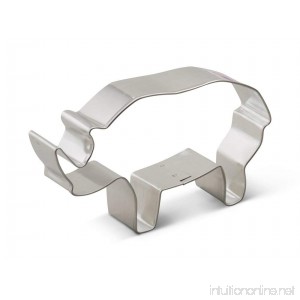 Ann Clark Rhino Cookie Cutter - 4.75 Inches - Tin Plated Steel - B00KJ8IA78